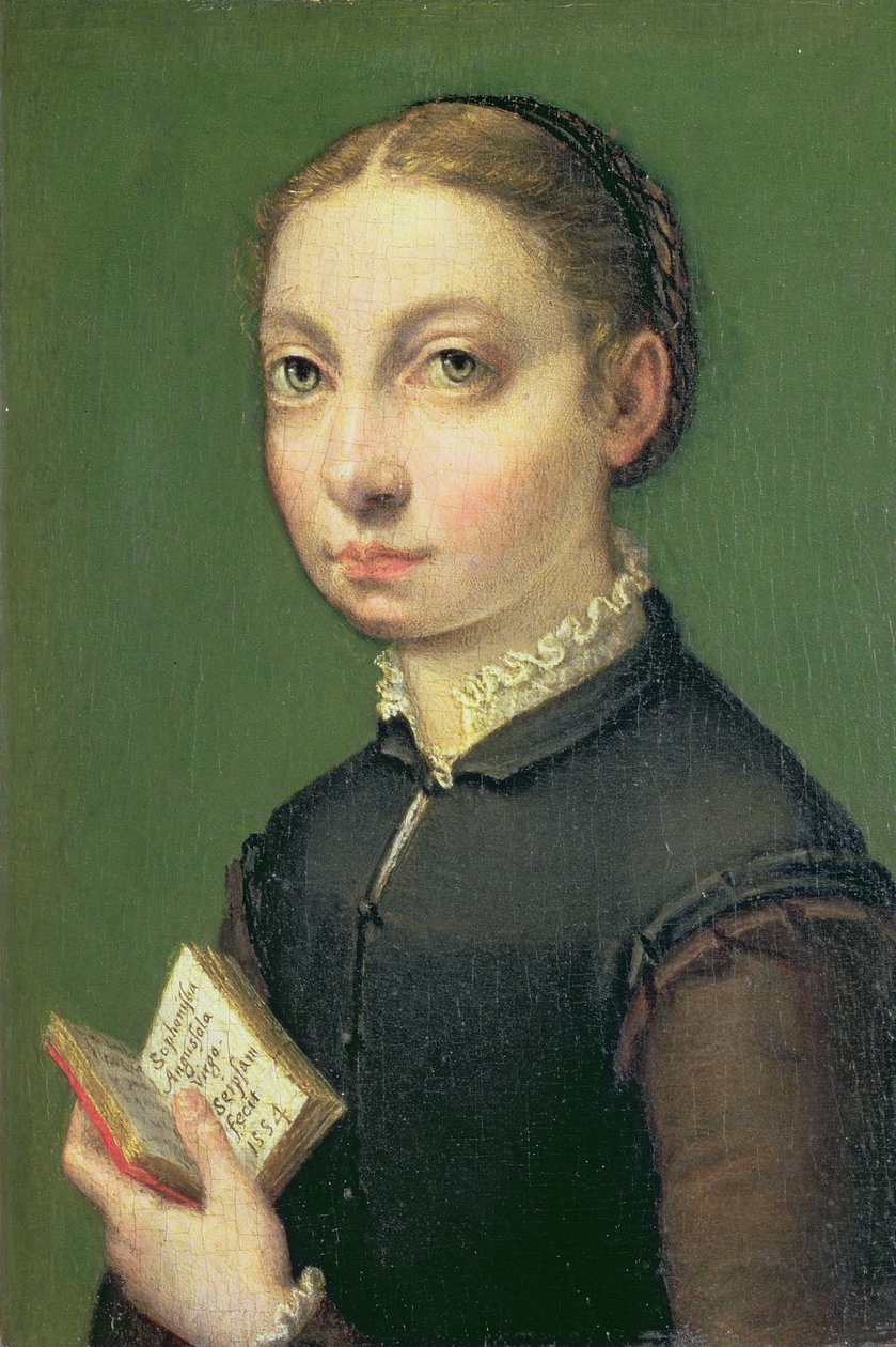 صورة ذاتية ، 1554 (لوحة) بواسطة سوفونيسبا أنجويسولا