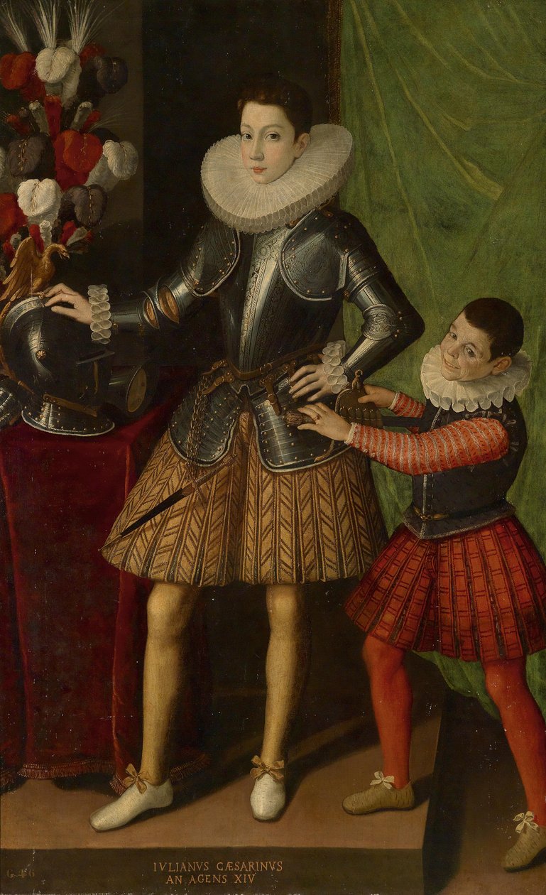 جوليانو سيزاريني الأصغر 1466-1510 ، البالغ من العمر 14 عامًا ، حوالي 1586 بواسطة سوفونيسبا أنجويسولا