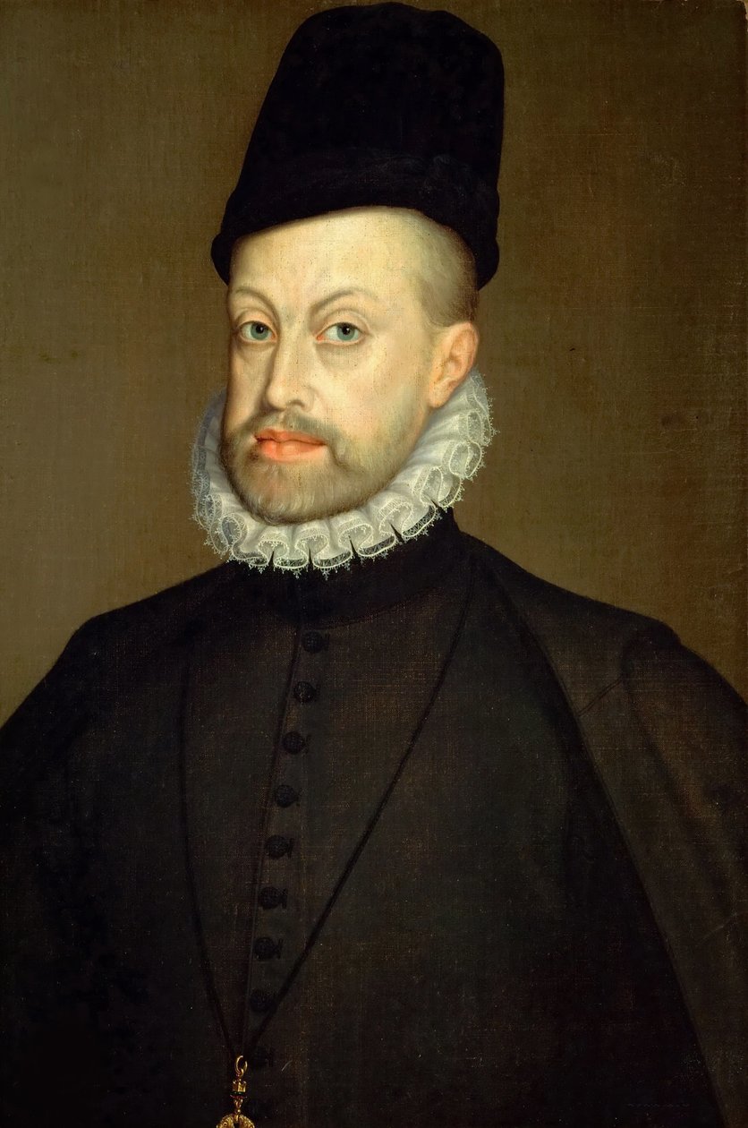 صورة لفيليب الثاني 1527-1598 ، ملك إسبانيا والبرتغال ، 1568. بواسطة سوفونيسبا أنجويسولا