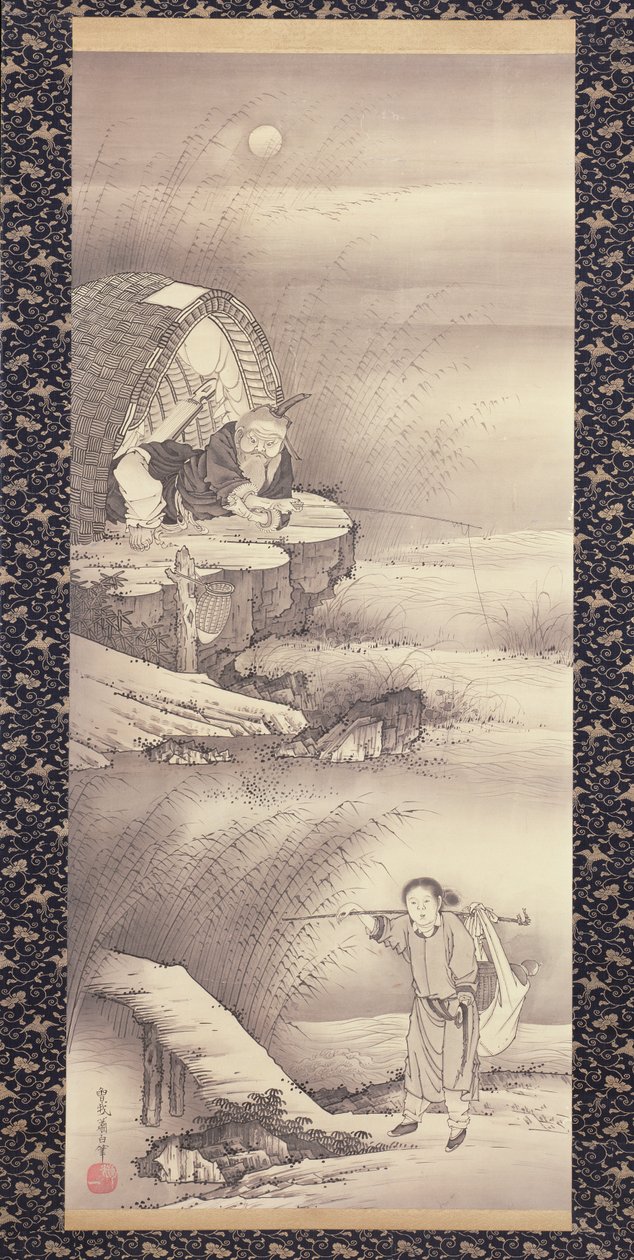 l u shang (شبكة Tai العامة) من .1775 (حبر على ورق) بواسطة سوجا شوهاكو