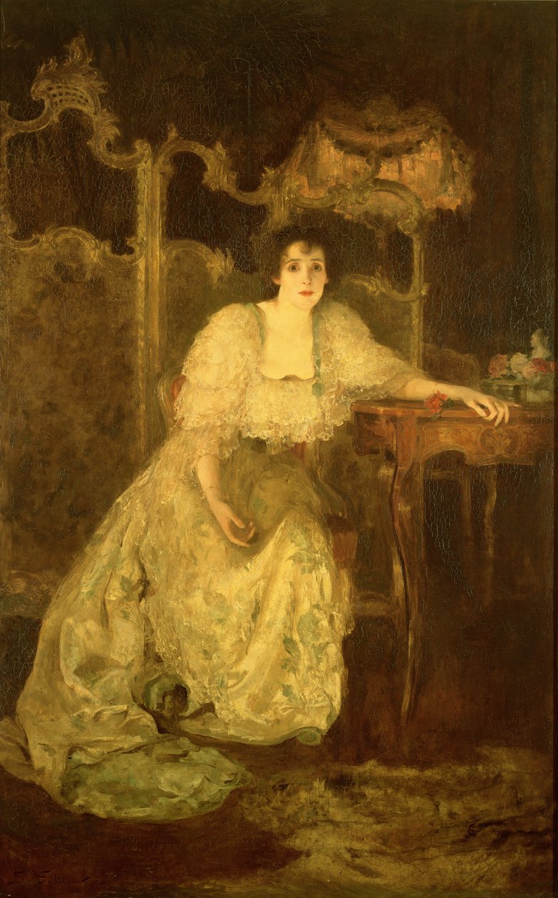 السيدة باتريك كامبل (1865-1940) مثل بولا تانكوري ، 1894 بواسطة سليمان جوزيف سليمان