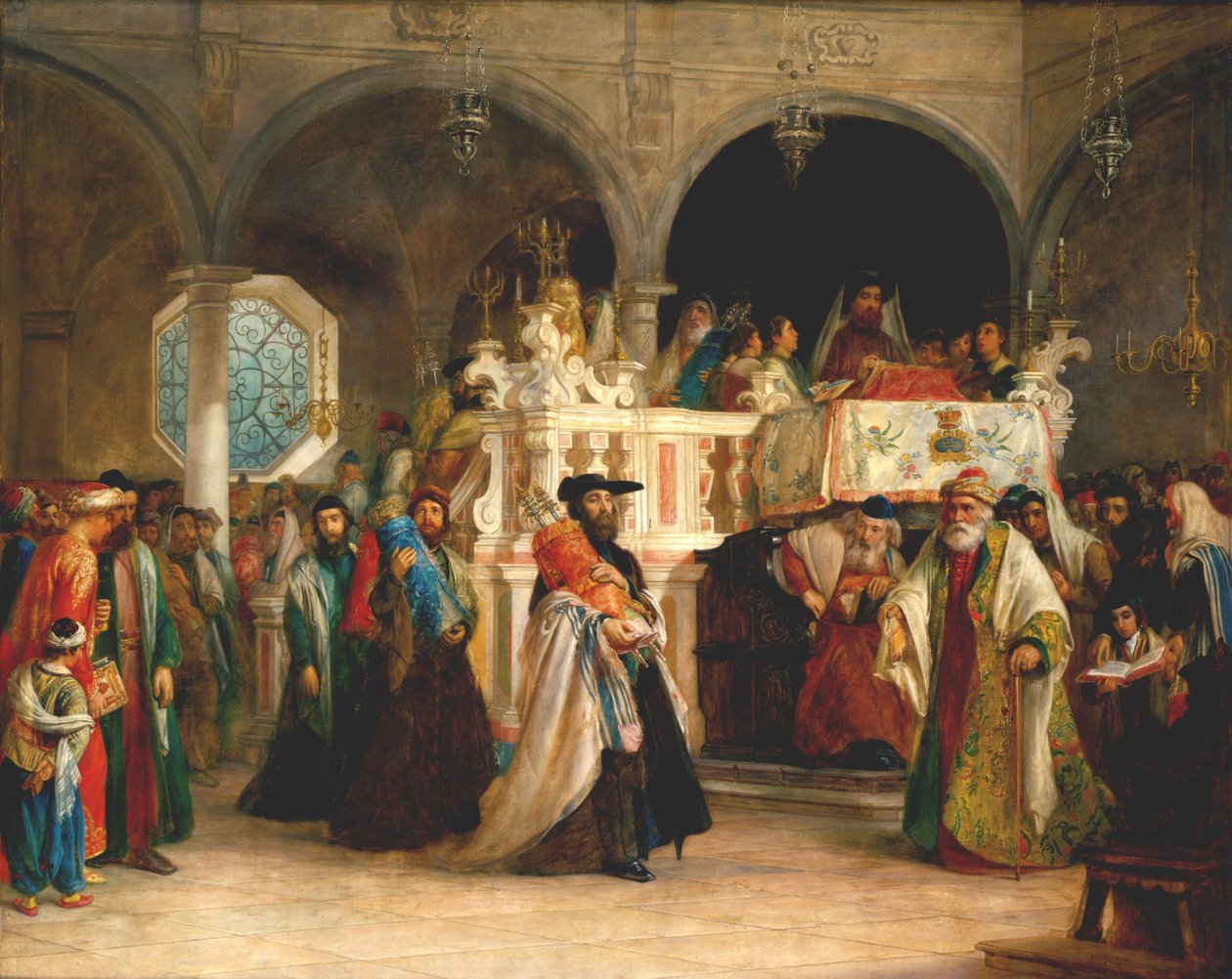 Simchat Torah ، ليفورنو بواسطة سليمان الكسندر هارت