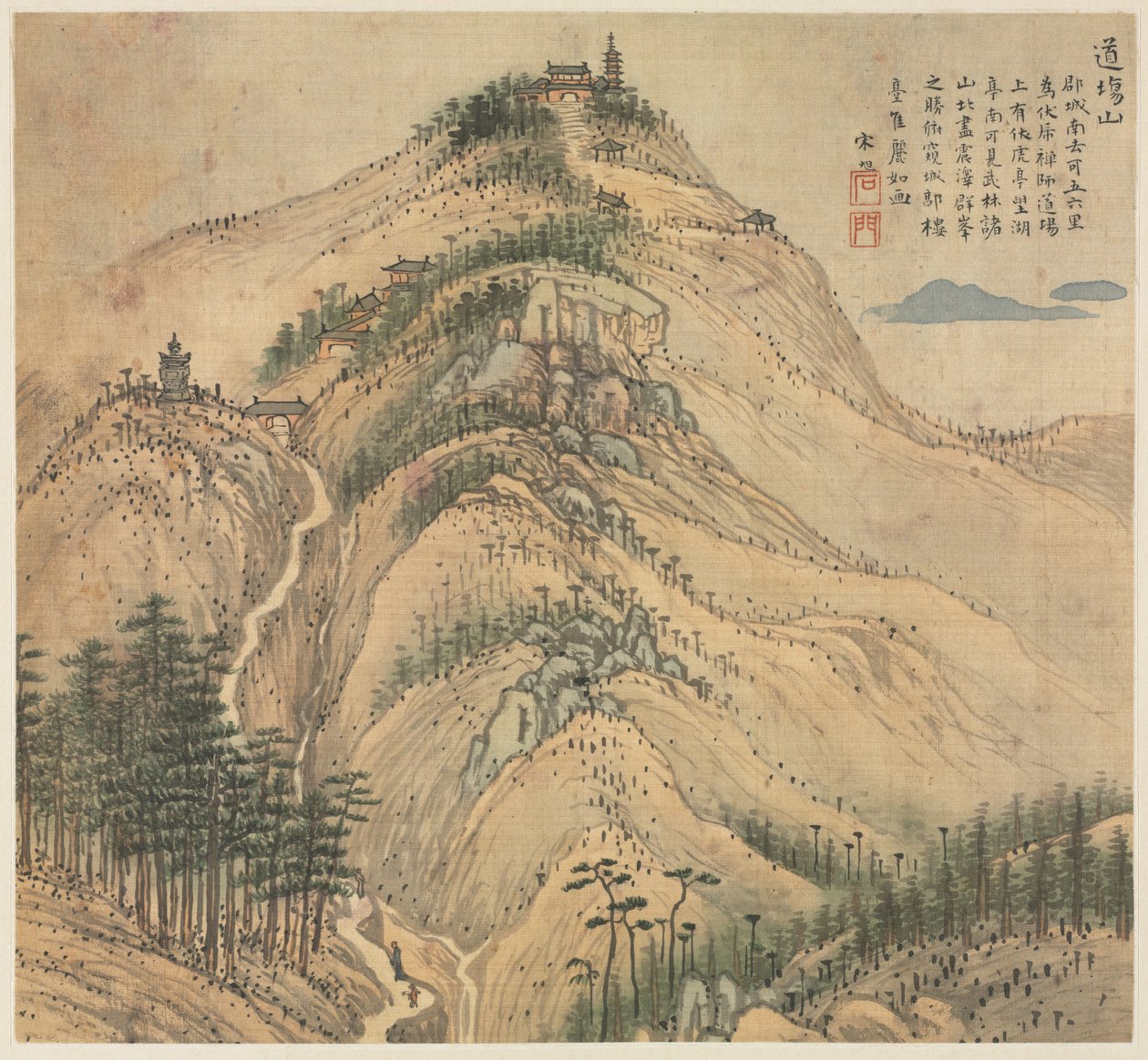 جبل Daochang ، 1500s. بواسطة سونغ شو