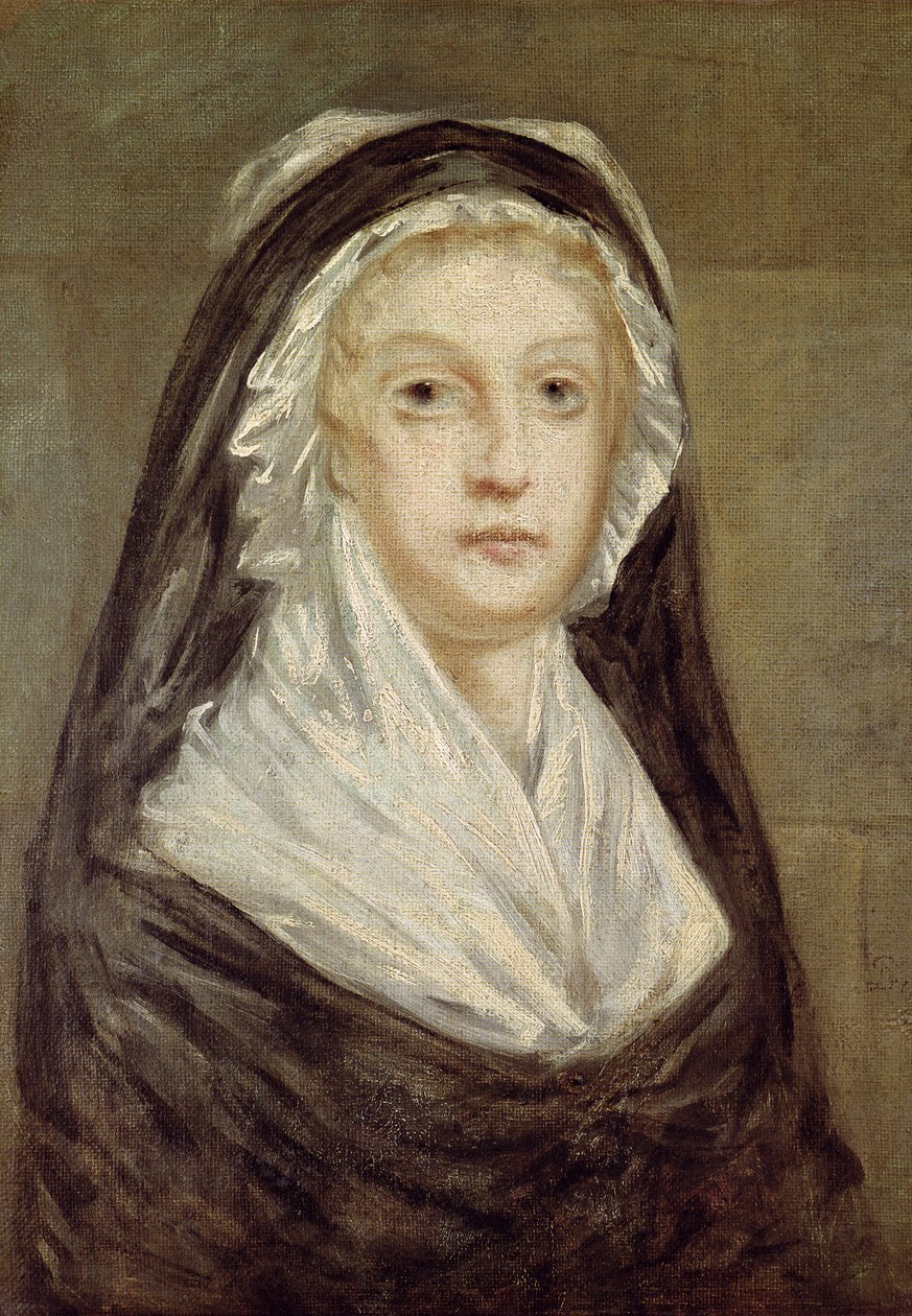ماري أنطوانيت (1755-1793) في كونسيرجيري ، بعد لوحة رسمها ألكسندر كوتشارسكي (1741-1819) c.1792-99 بواسطة صوفي بريور