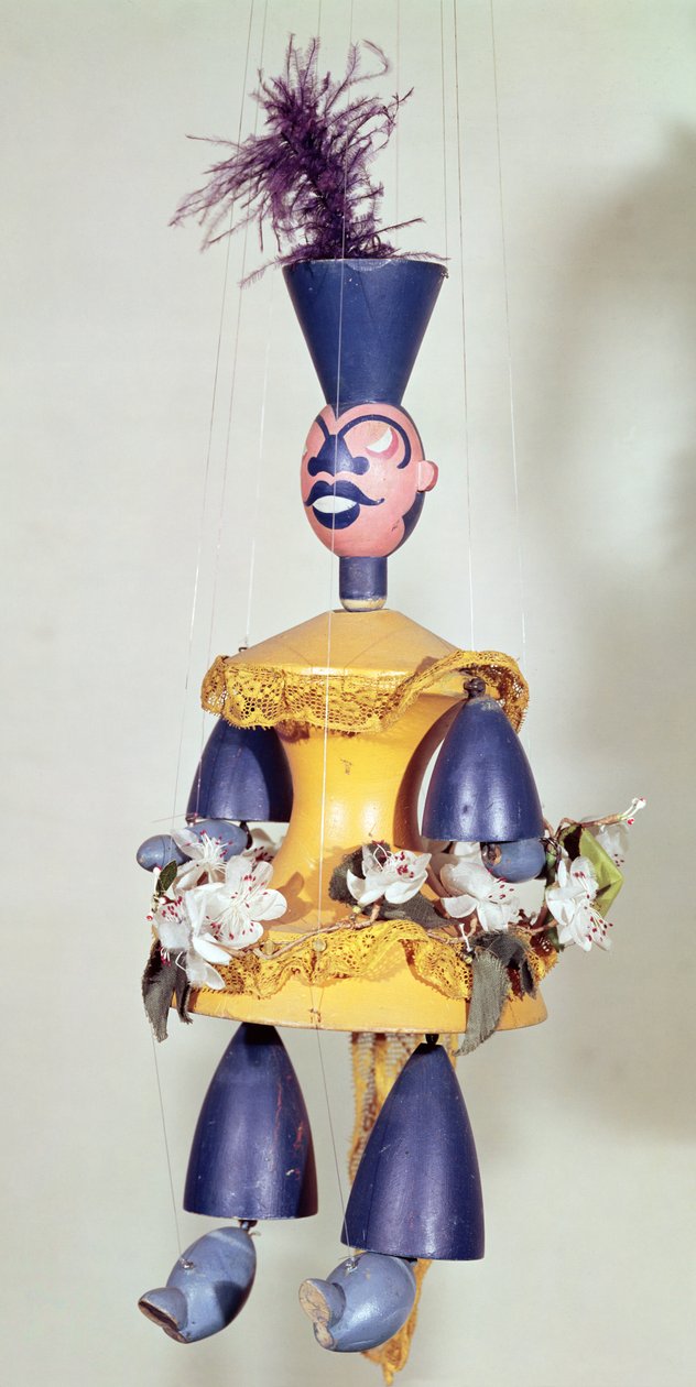 دمية مصنوعة من أجل `` Le Roi Cerf &39;&39; من تأليف كارلو غوزي (1720-1806) 1918 (وسائط مختلطة) بواسطة صوفي تايوبر آرب