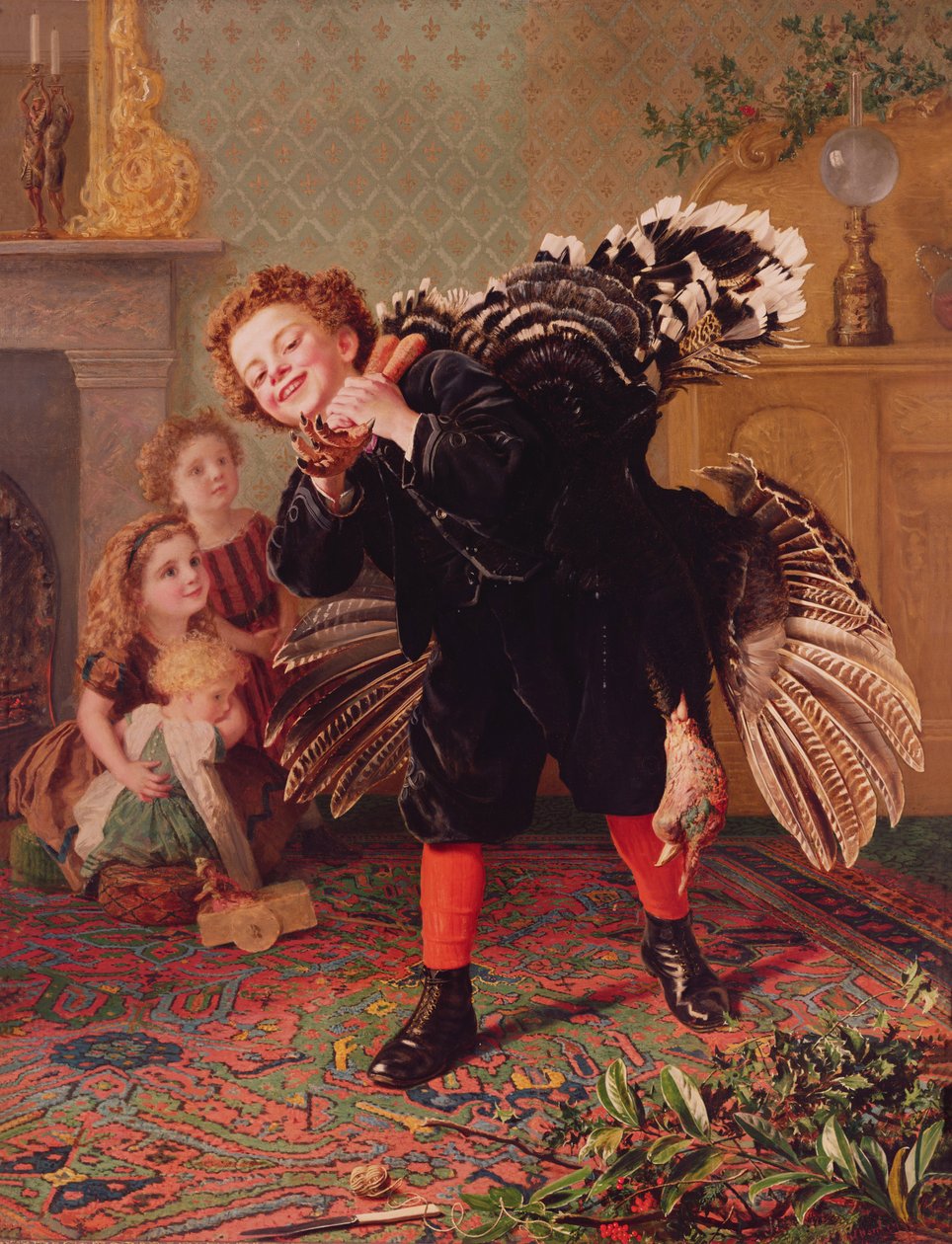 هنا يأتي Gobbler ... ، c.1877 بواسطة صوفي جينجمبري أندرسون