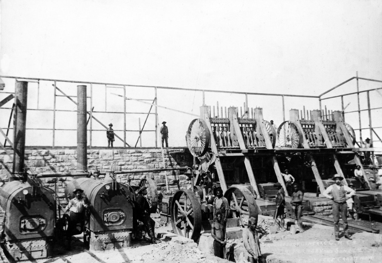 مطحنة الذهب ، شركة Roodeport Central CM ، c.1895 بواسطة مصور جنوب أفريقي