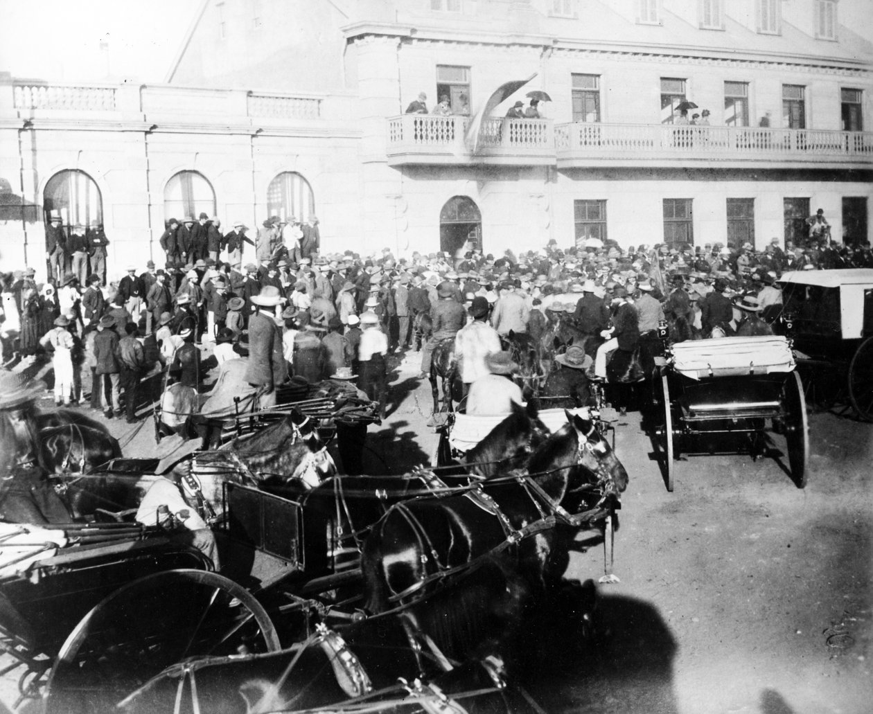 استقبال فولكسراد في جوهانسبرغ ، c.1895 بواسطة مصور جنوب أفريقي