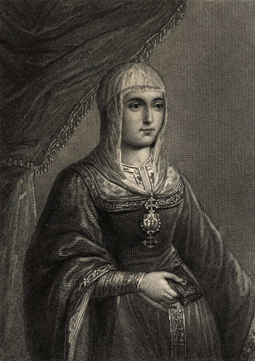 إيزابيلا الكاثوليكية (1451-1504) بواسطة المدرسة الاسبانية