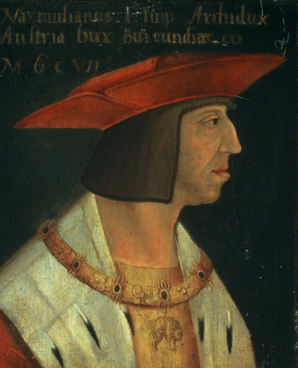 صورة ماكسيميليان الأول (1459-1519) بواسطة المدرسة الاسبانية