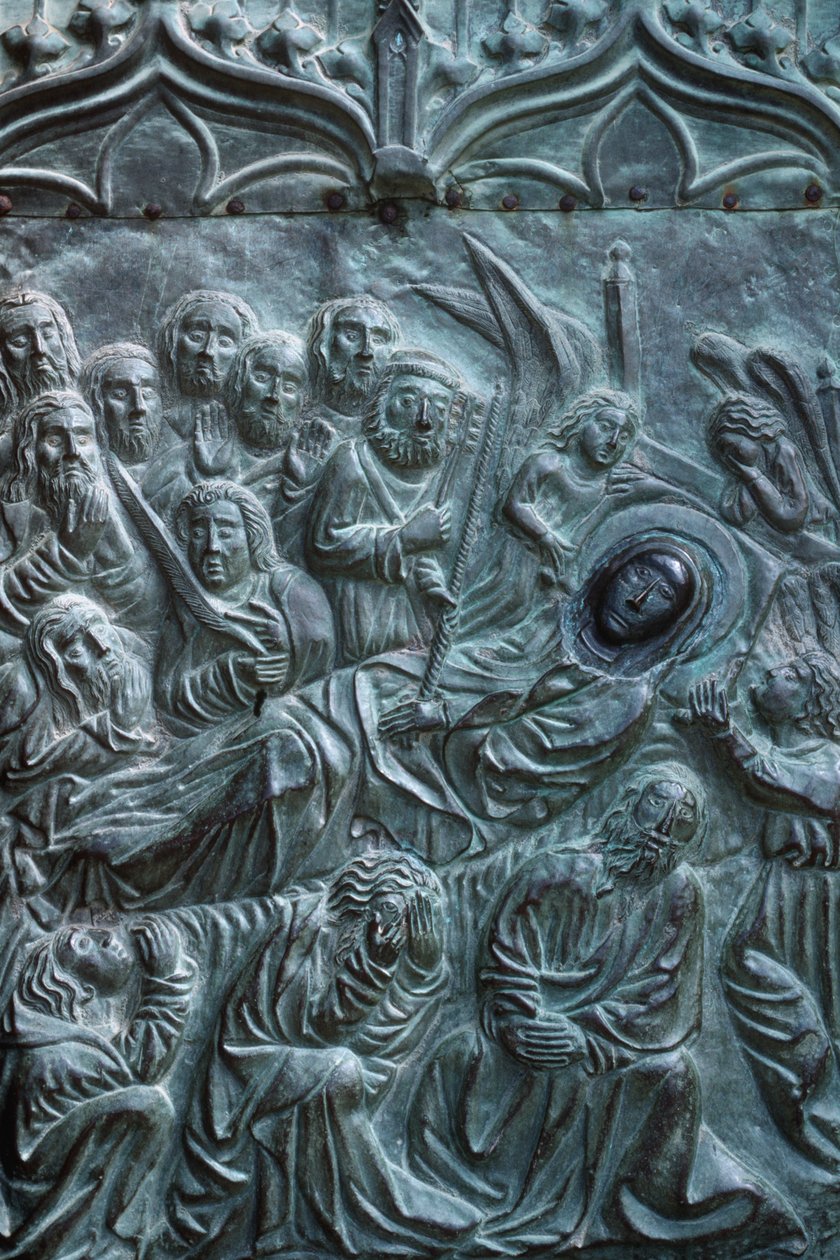 Entombment of Christ (bronze) بواسطة المدرسة الاسبانية