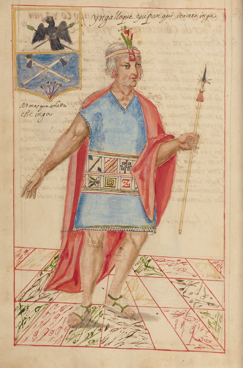 Lloque Yupanqui ، 1616 (مخطوطة) بواسطة المدرسة الاسبانية