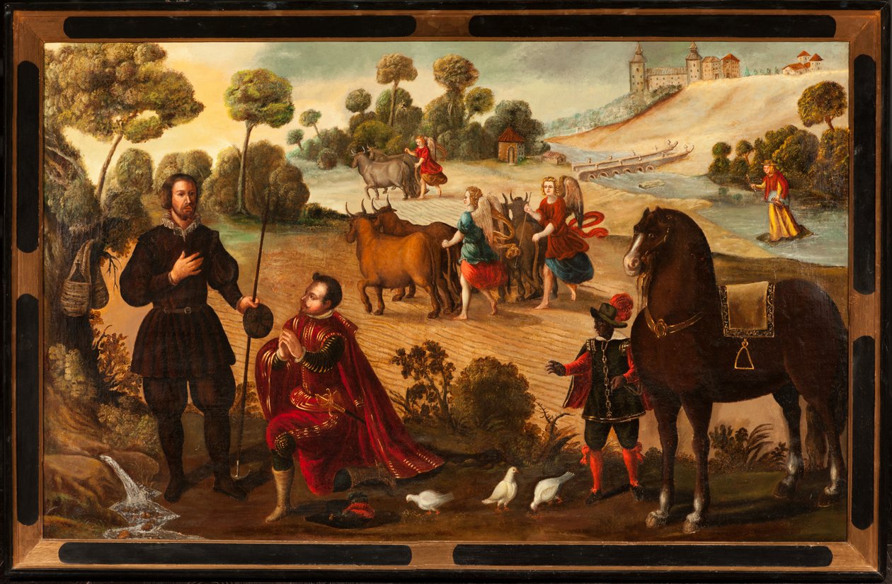 معجزات القديس إيسيدور ، كاليفورنيا. 1622 (رسم) بواسطة المدرسة الاسبانية