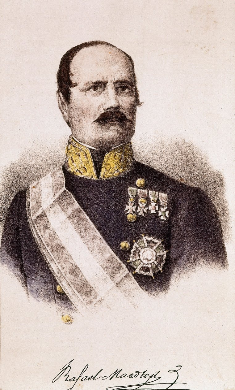 صورة رافائيل ماروتو (1783-1847) ، القرن التاسع عشر (نقش) بواسطة المدرسة الاسبانية