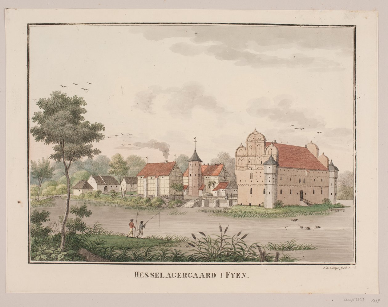 Hesselagergaard على Funen بواسطة سورين إل لانج