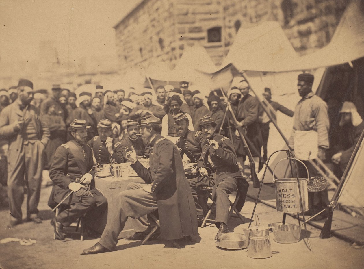 Duryea Zouaves ، فوضى Fort Schuyler Adjutant ، 18 مايو 1861. بواسطة ستايسي