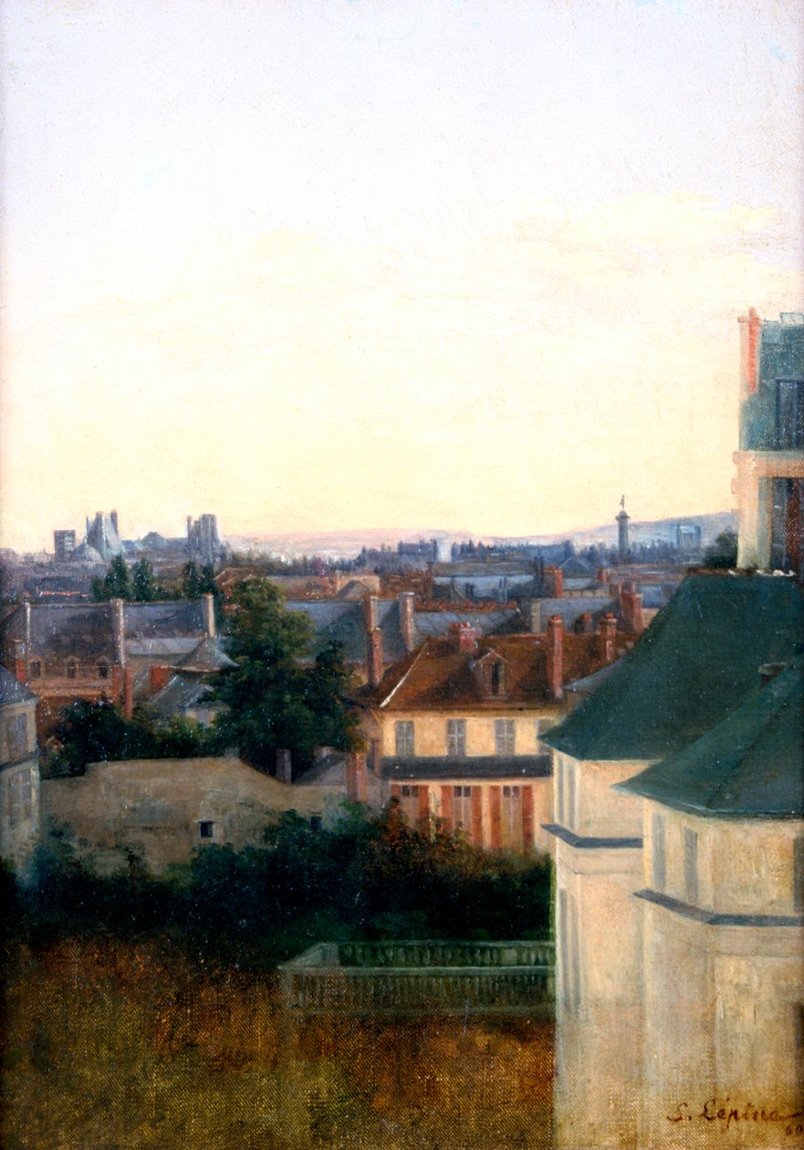 منظر طبيعي مع جسر ، c1870 بواسطة ستانيسلاس لبين