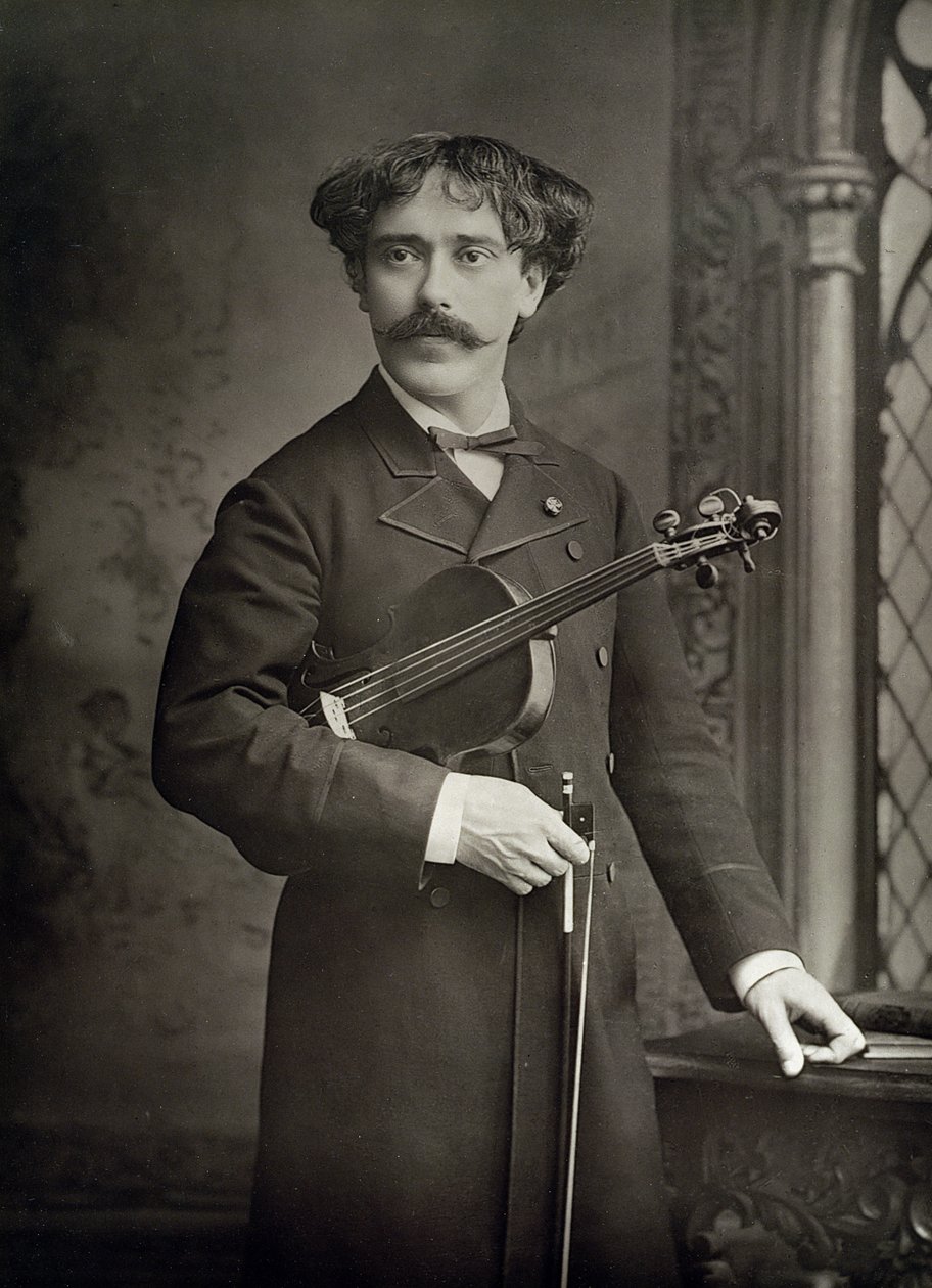 بابلو دي ساراساتي ذ نافاسكوس (1844-1908) ، عازف الكمان والملحن الإسباني ، صورة شخصية بواسطة ستانيسلاوس والري