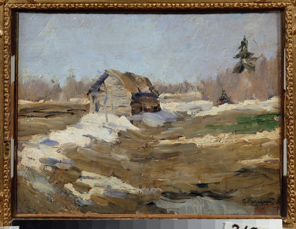 الربيع (الربيع) - رسم ستانيسلاف يوليانوفيتش جوكوفسكي (جوكوفسكي) (1873-1944) ، زيت على قماش بواسطة ستانيسلاف جوليانوفيتش جوكوفسكي