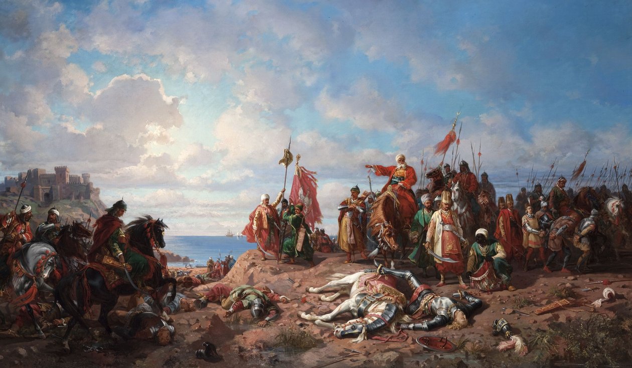 وفاة الملك فلاديسلاف الثالث في فارنا 1865-1875 بواسطة ستانيسلاف كليبوفسكي