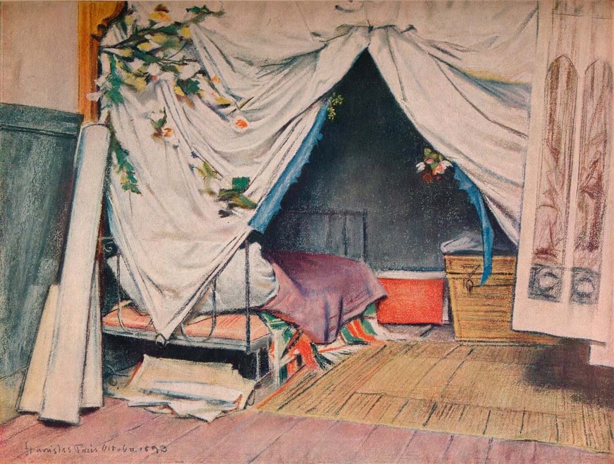 The Artists Paris Studio، 1893 بواسطة ستانيسلاف Wyspianski