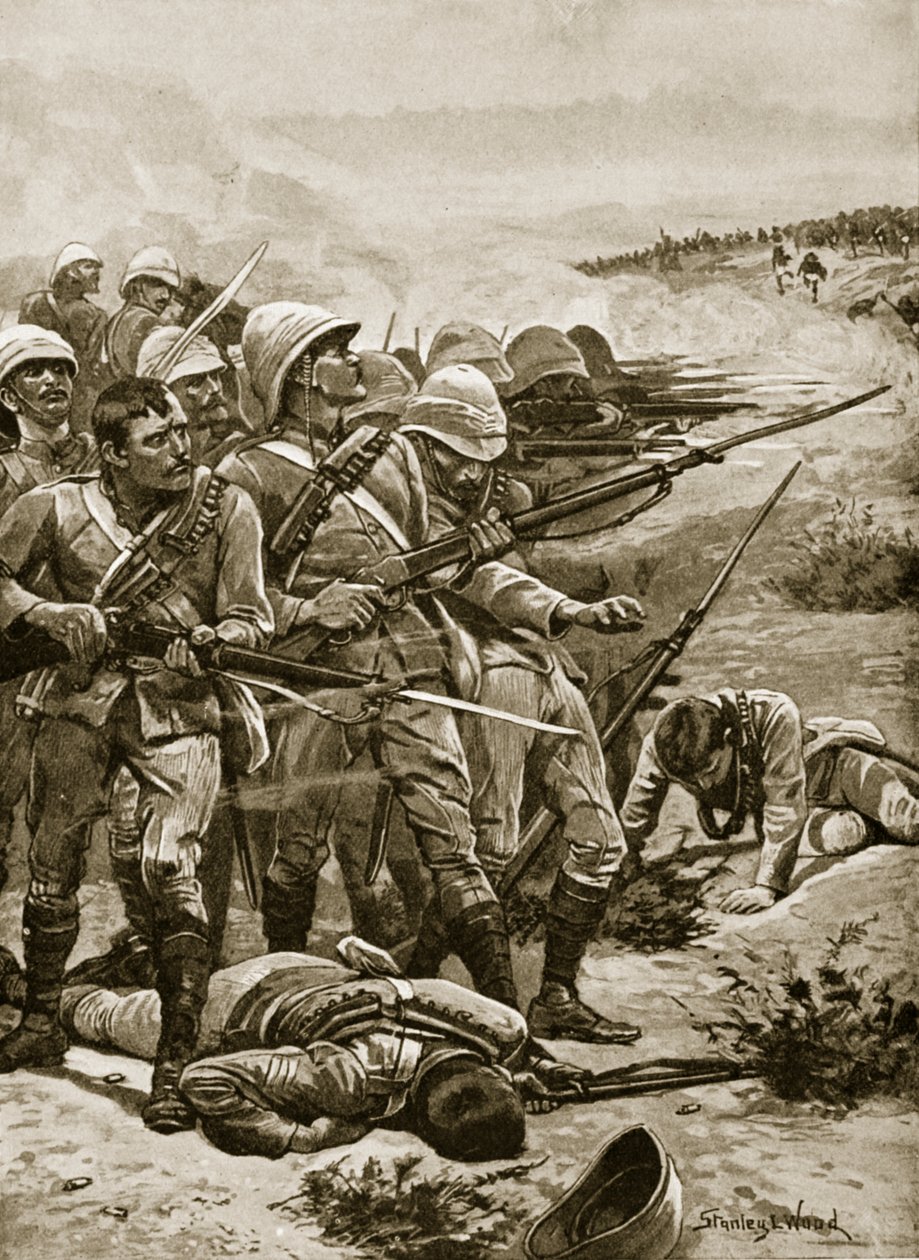 الميدان في أبو كرو ، 19 يناير 1885 بواسطة ستانلي ل. وود