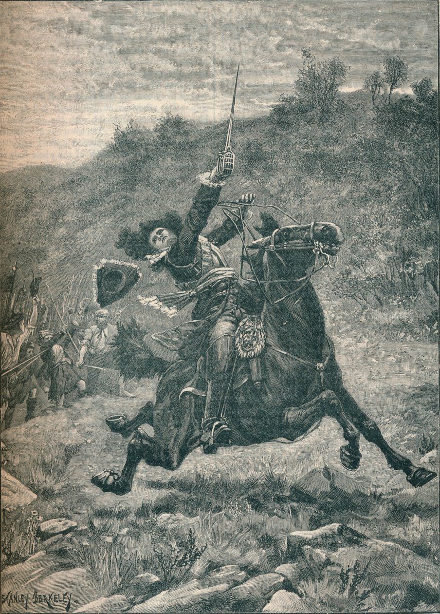آخر تهمة لـ Viscount Dundee في معركة Killiecrankie ، اسكتلندا ، 1689 1905 بواسطة ستانلي بيركلي