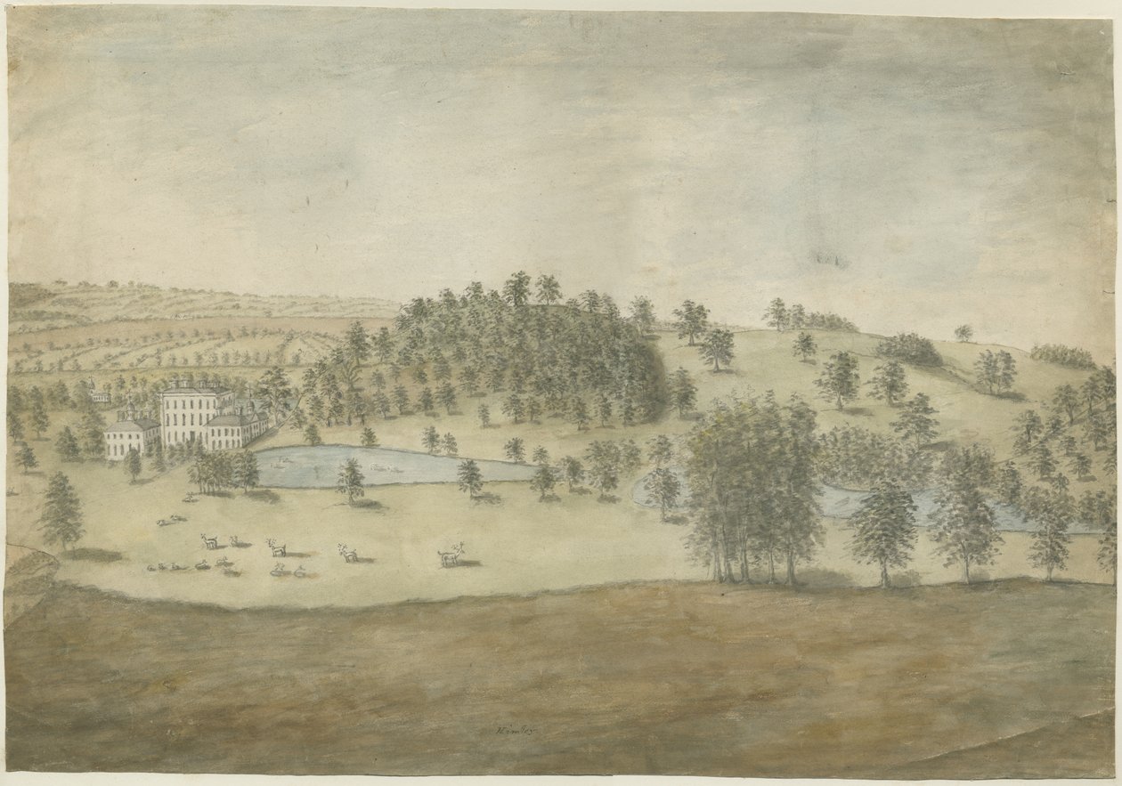 قاعة هيملي: الرسم بالألوان المائية ، و [1762-1798] بواسطة ستيبينج شو