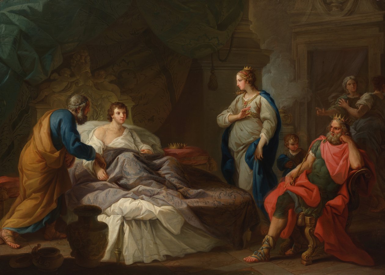 Antiochus التوق إلى Stratonice ، ج. 1740. بواسطة ستيفانو بوتزي