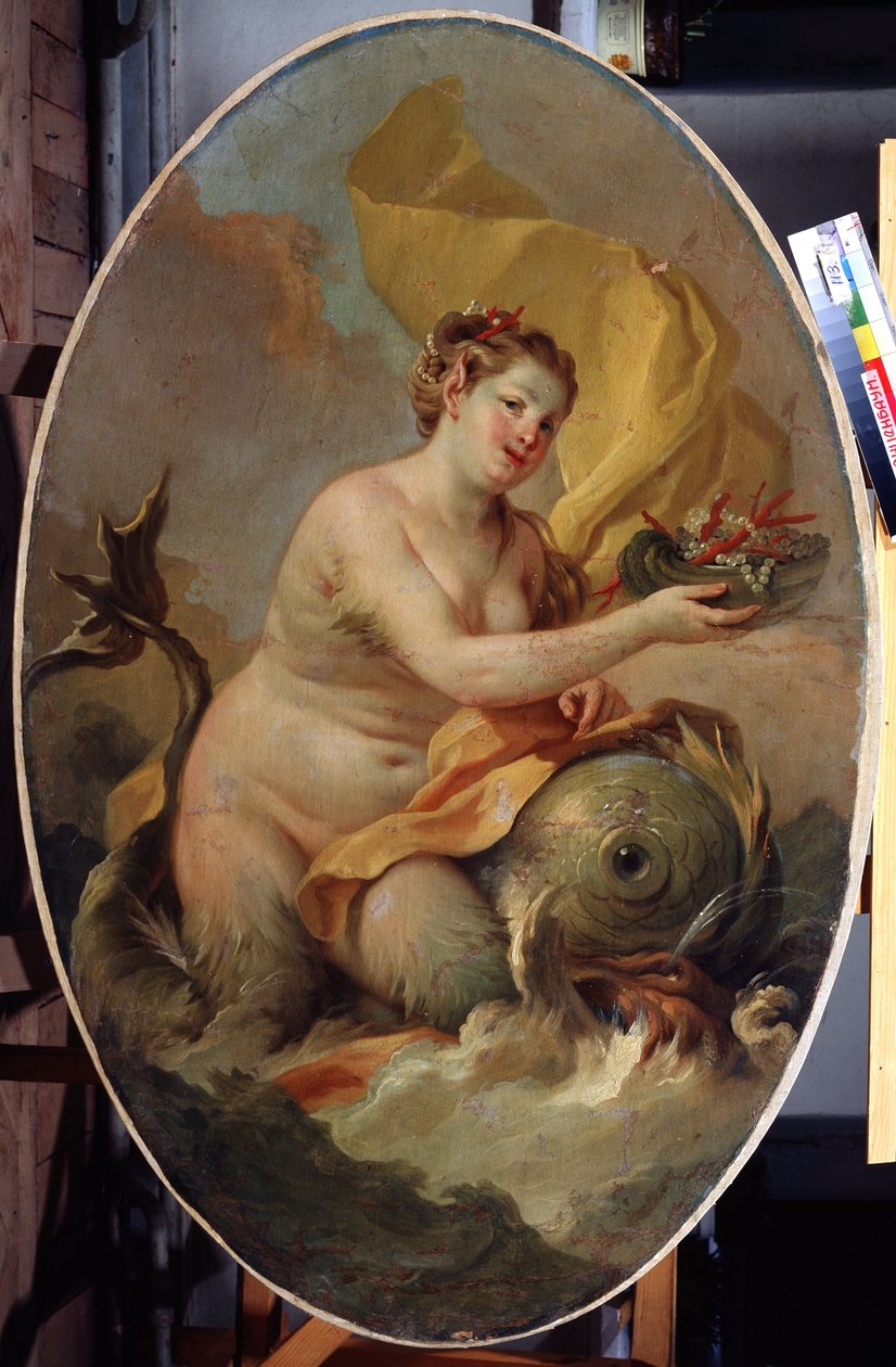 حورية (حورية). لوحة لستيفانو توريلي (1712-1784). زيت على قماش بواسطة ستيفانو توريلي