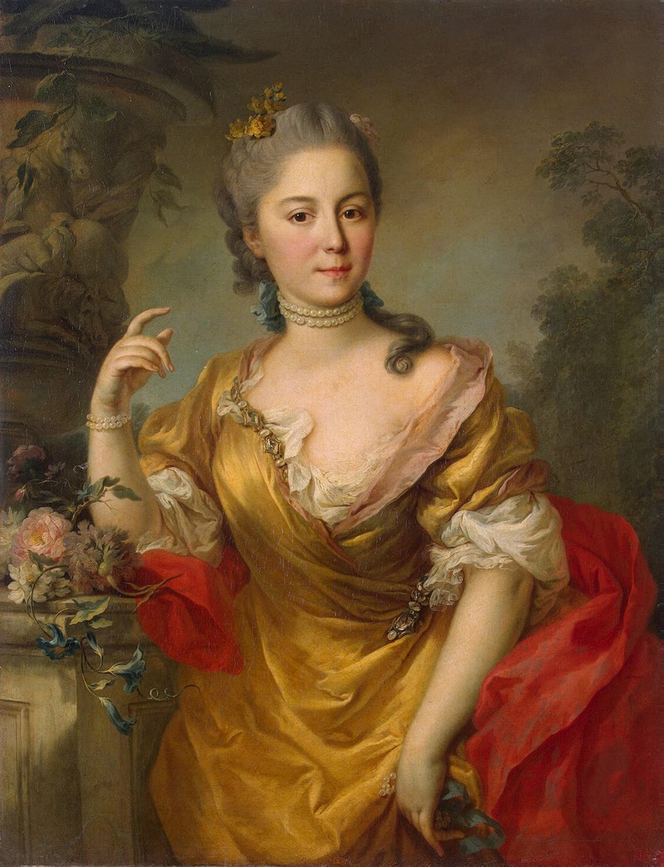 صورة الكونتيسة آنا الكسندروفنا تشيرنيشوفا ، 1764 بواسطة ستيفانو توريلي