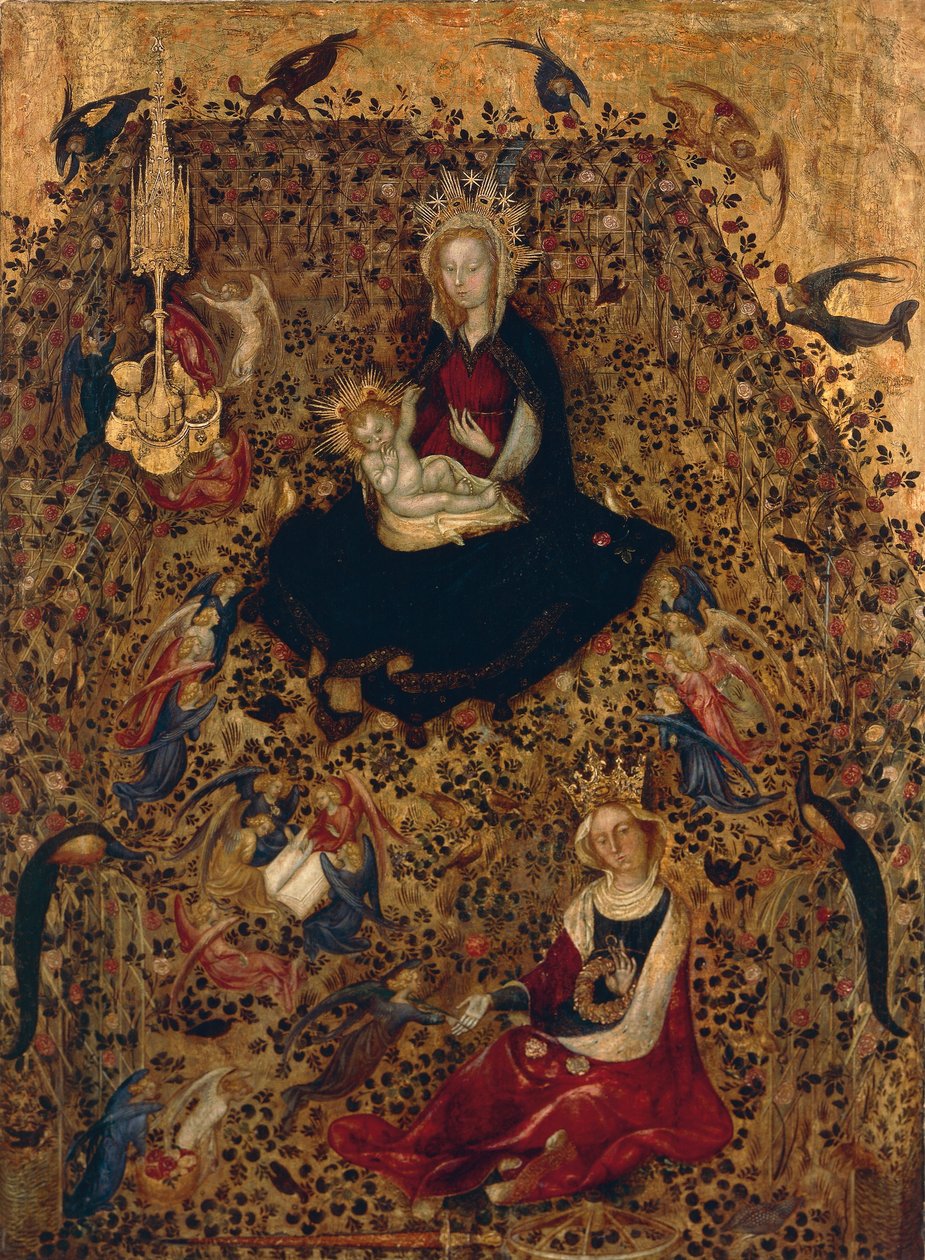 مادونا من حديقة الورود ، حوالي 1425 ، بقلم ستيفانو دا فيرونا (1374-1438) بواسطة ستيفانو دا فيرونا