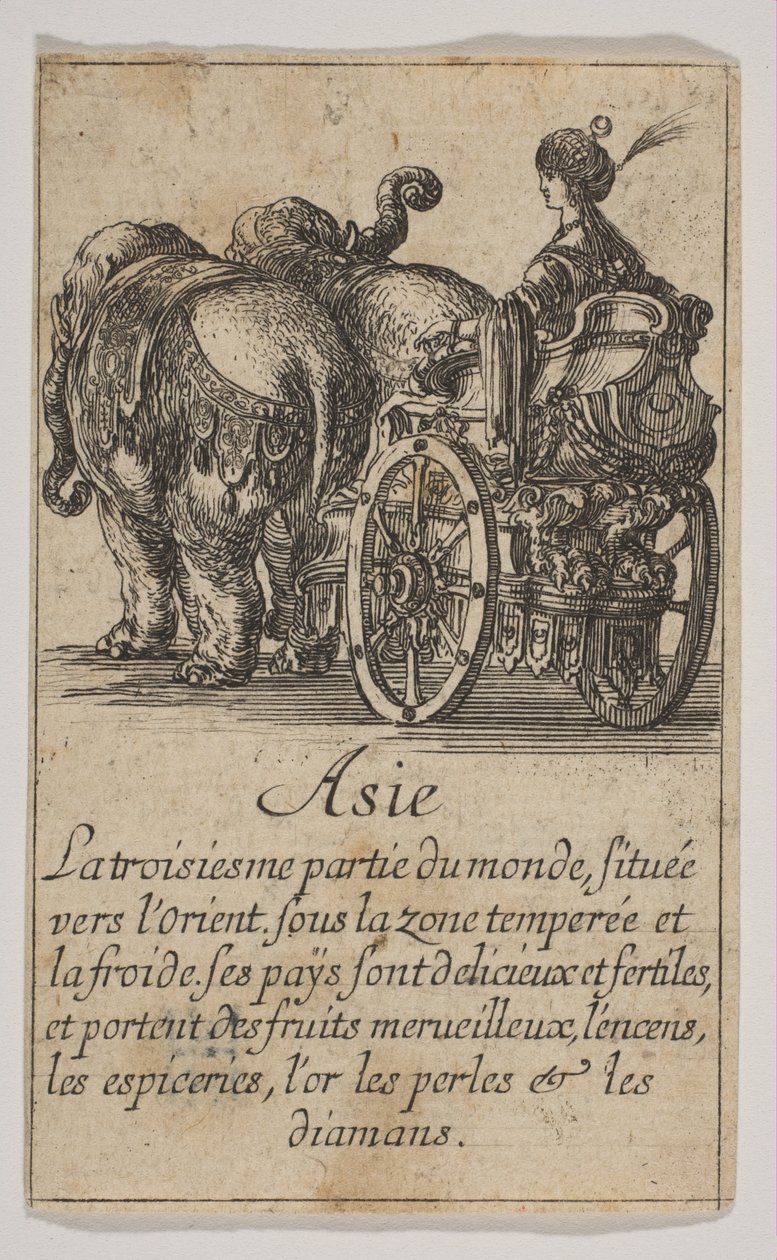 آسيا ، 1644. بواسطة ستيفانو ديلا بيلا