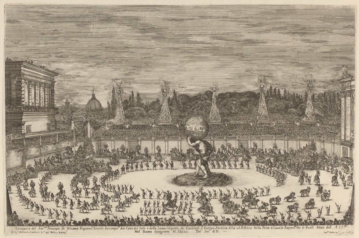 مدخل أمير توسكانا ، 1661. بواسطة ستيفانو ديلا بيلا