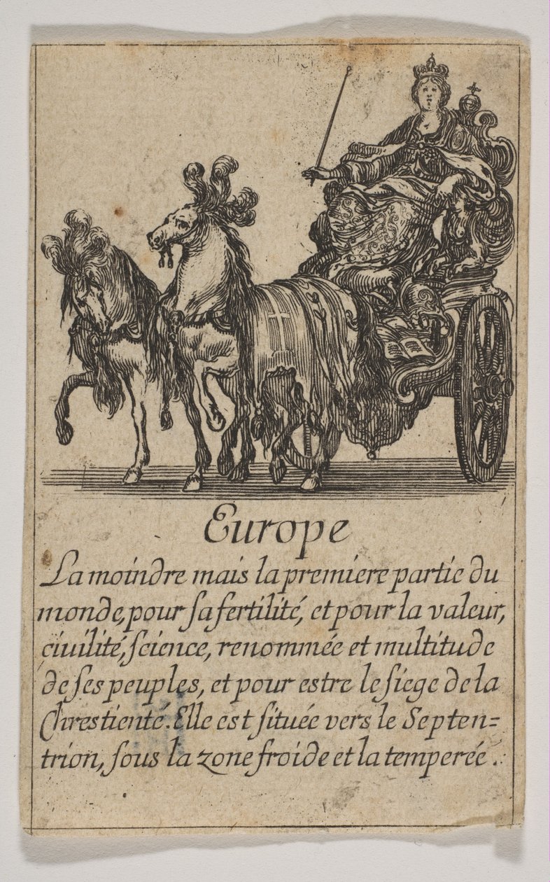 أوروبا ، 1644. بواسطة ستيفانو ديلا بيلا