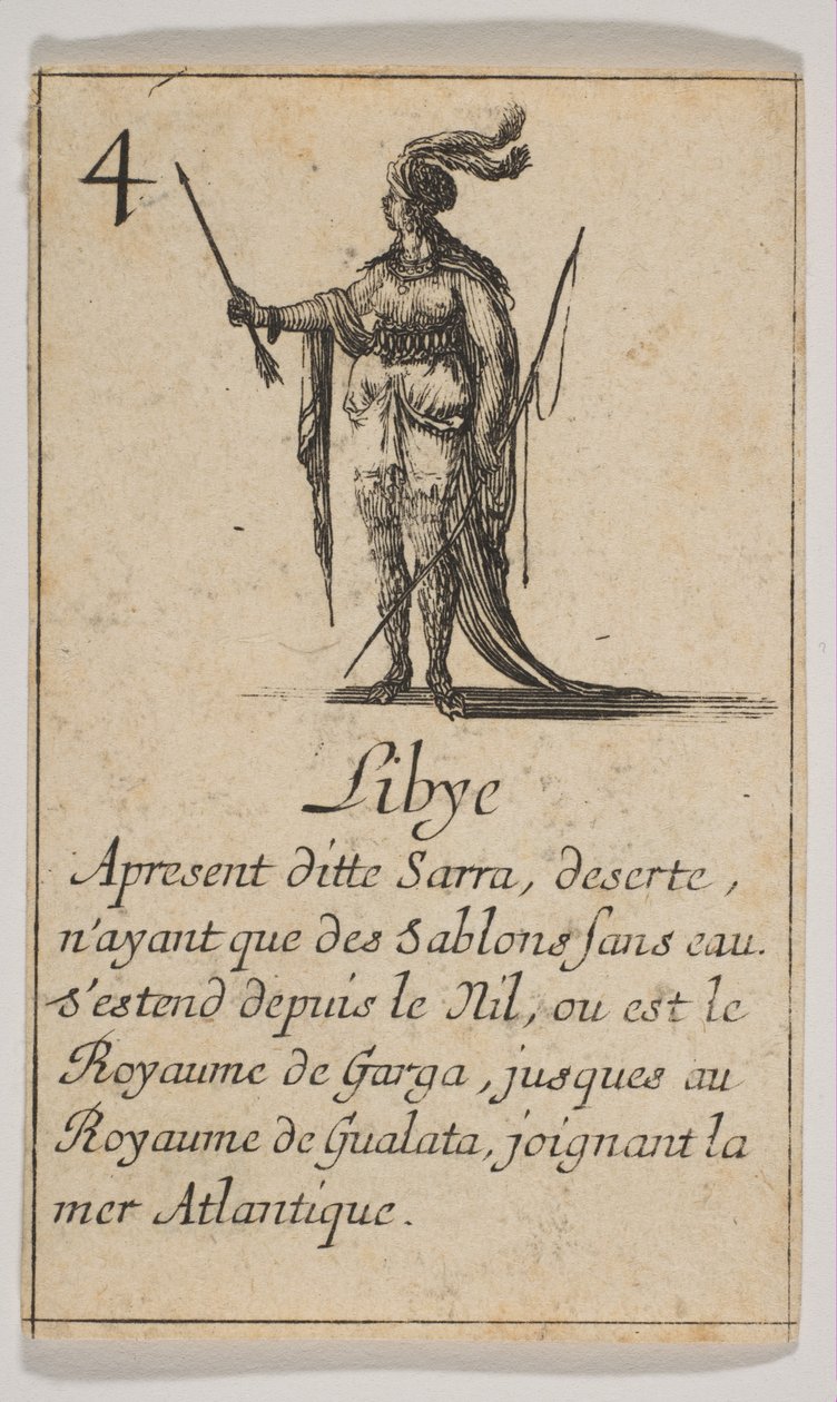 ليبيا ، 1644. بواسطة ستيفانو ديلا بيلا