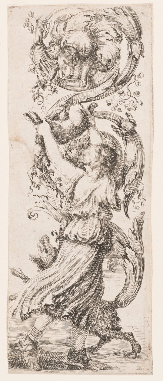 الحلي أو Grotesques (Grotesque Ornament) بواسطة ستيفانو ديلا بيلا