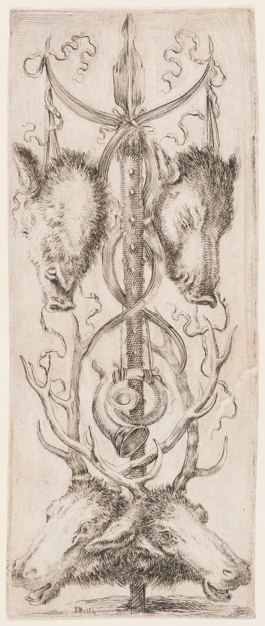 الحلي أو Grotesques (Grotesque Ornament) بواسطة ستيفانو ديلا بيلا