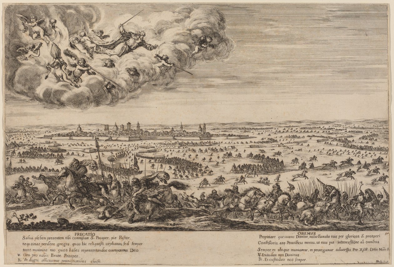 القديس بروسبر ، ربما عام 1652. بواسطة ستيفانو ديلا بيلا