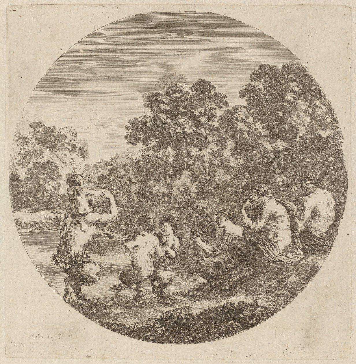 الساتير و Faun بواسطة ستيفانو ديلا بيلا