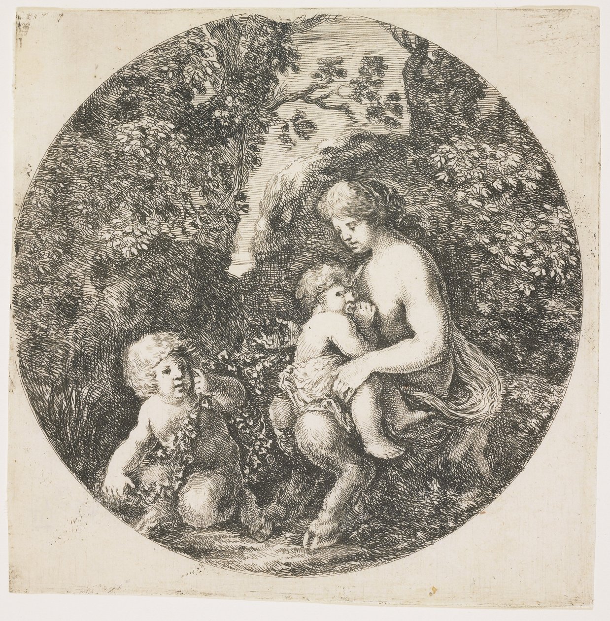 زوجة Satyr&39;s ، 1656 بواسطة ستيفانو ديلا بيلا