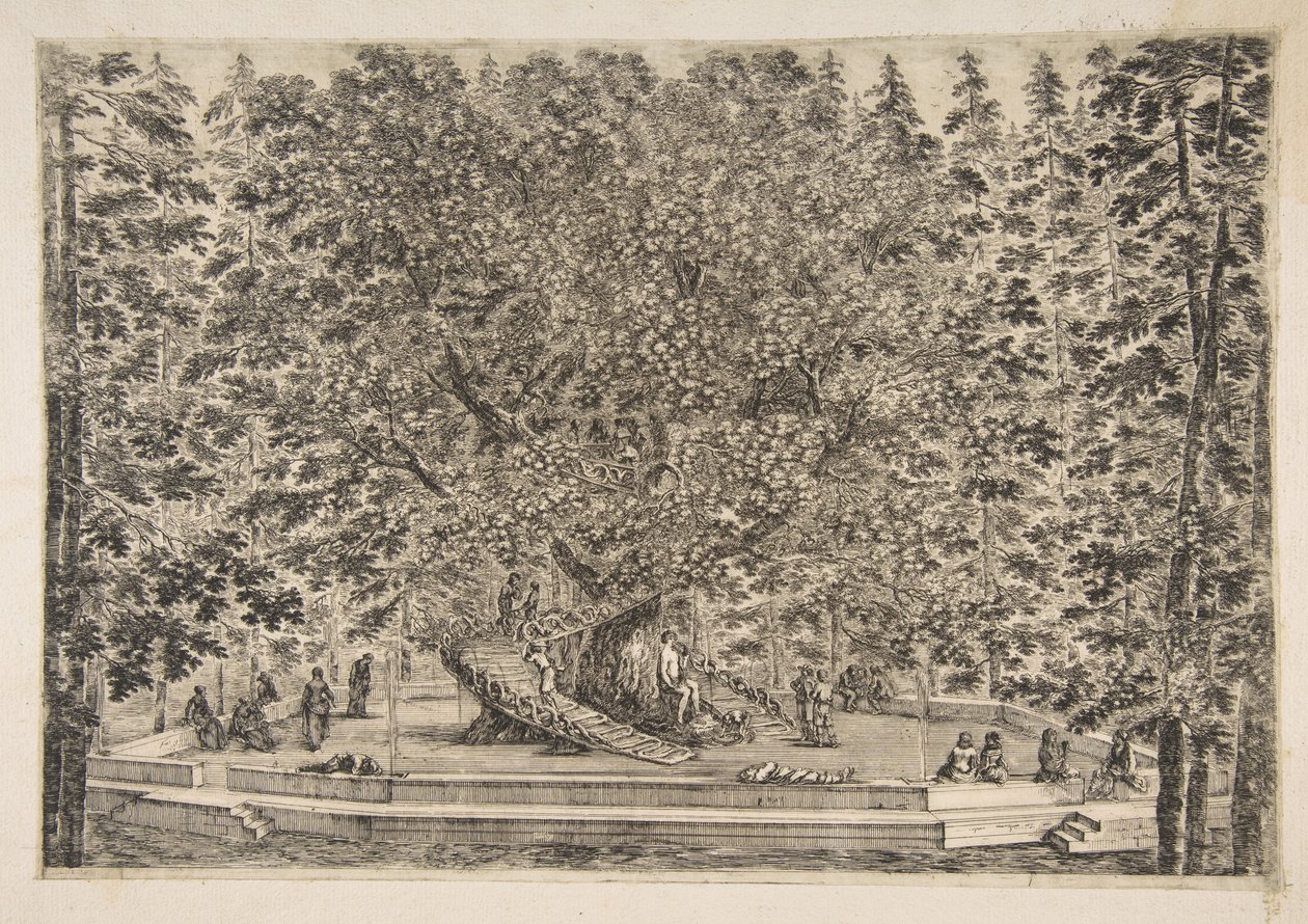 بيت الشجرة في براتولينو ، كاليفورنيا. 1653. بواسطة ستيفانو ديلا بيلا
