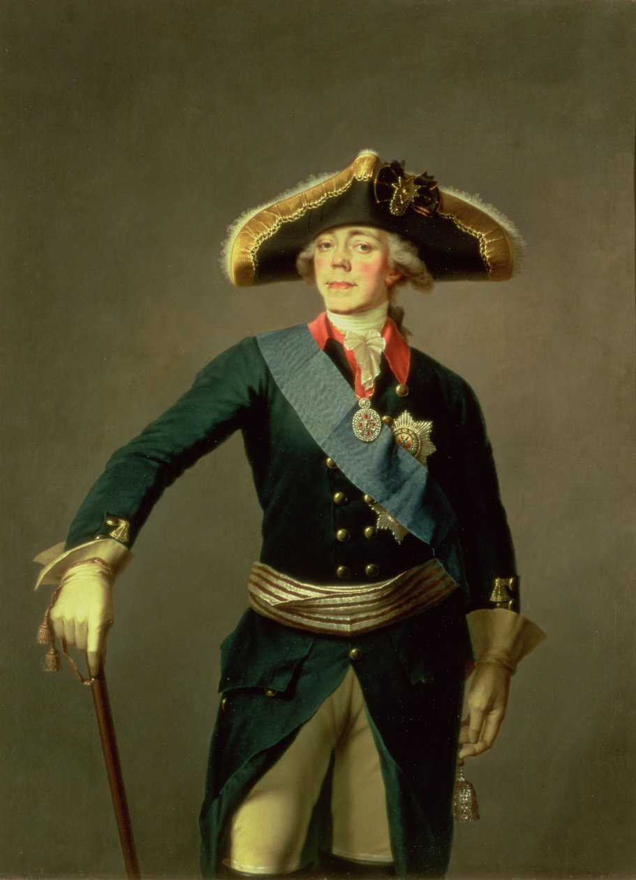 صورة بولس الأول ، 1796-7 بواسطة ستيبان سيمينوفيتش شتشوكين