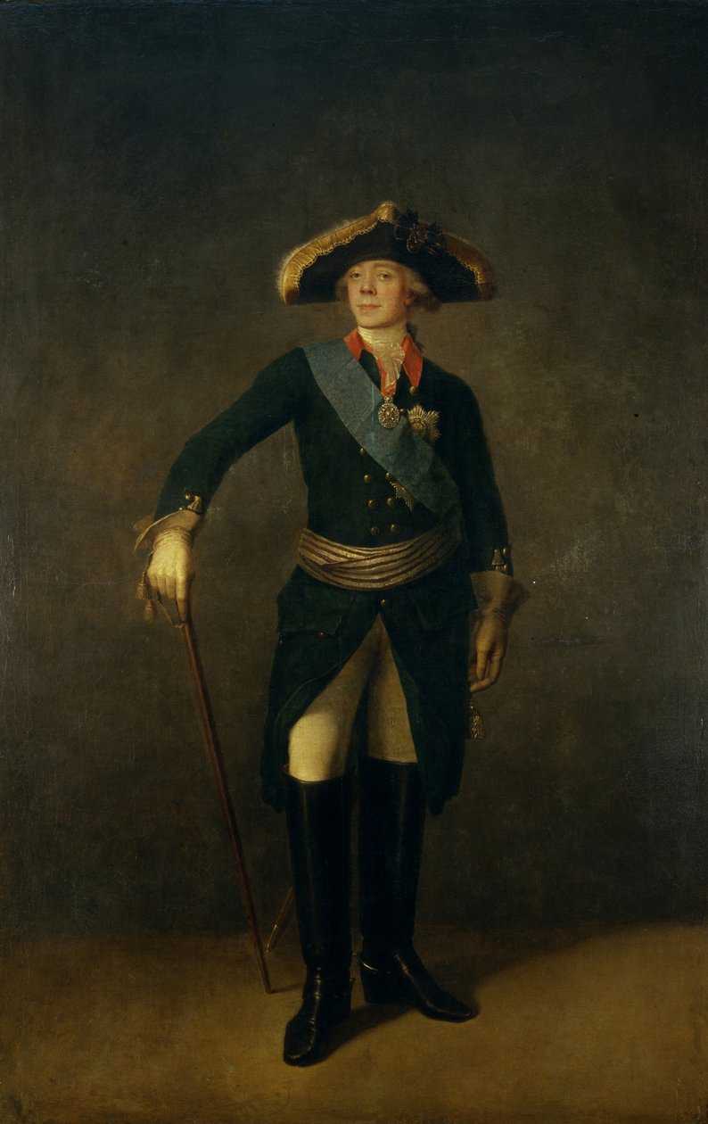 صورة الإمبراطور بولس الأول لروسيا 1754-1801 ، 1797 بواسطة ستيبان سيمينوفيتش شتشوكين
