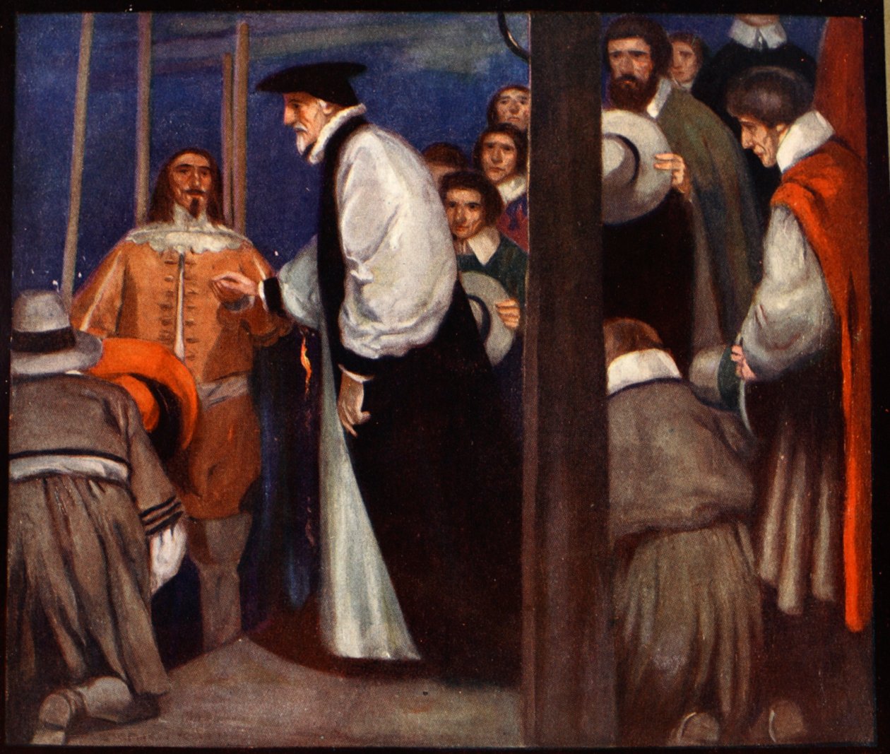 رئيس الأساقفة لاود، رسم توضيحي من "الجيش العظيم" بقلم وينيفريد إم ليتس، حانة. 1912 (ليثو ملون) بواسطة ستيفن ريد