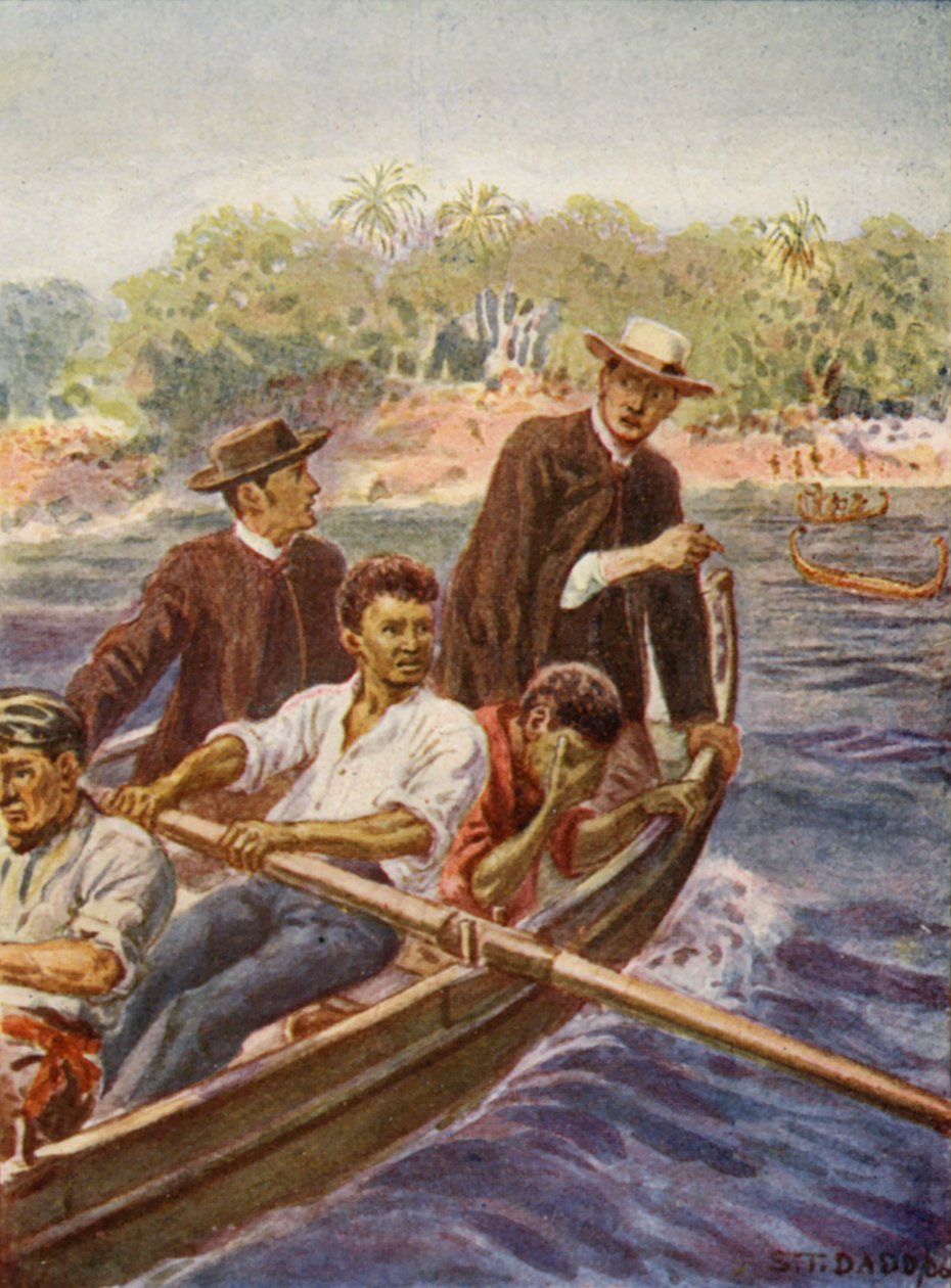 رسم توضيحي لحياة الأسقف باتيسون (طباعة حجرية ملونة) بواسطة 
