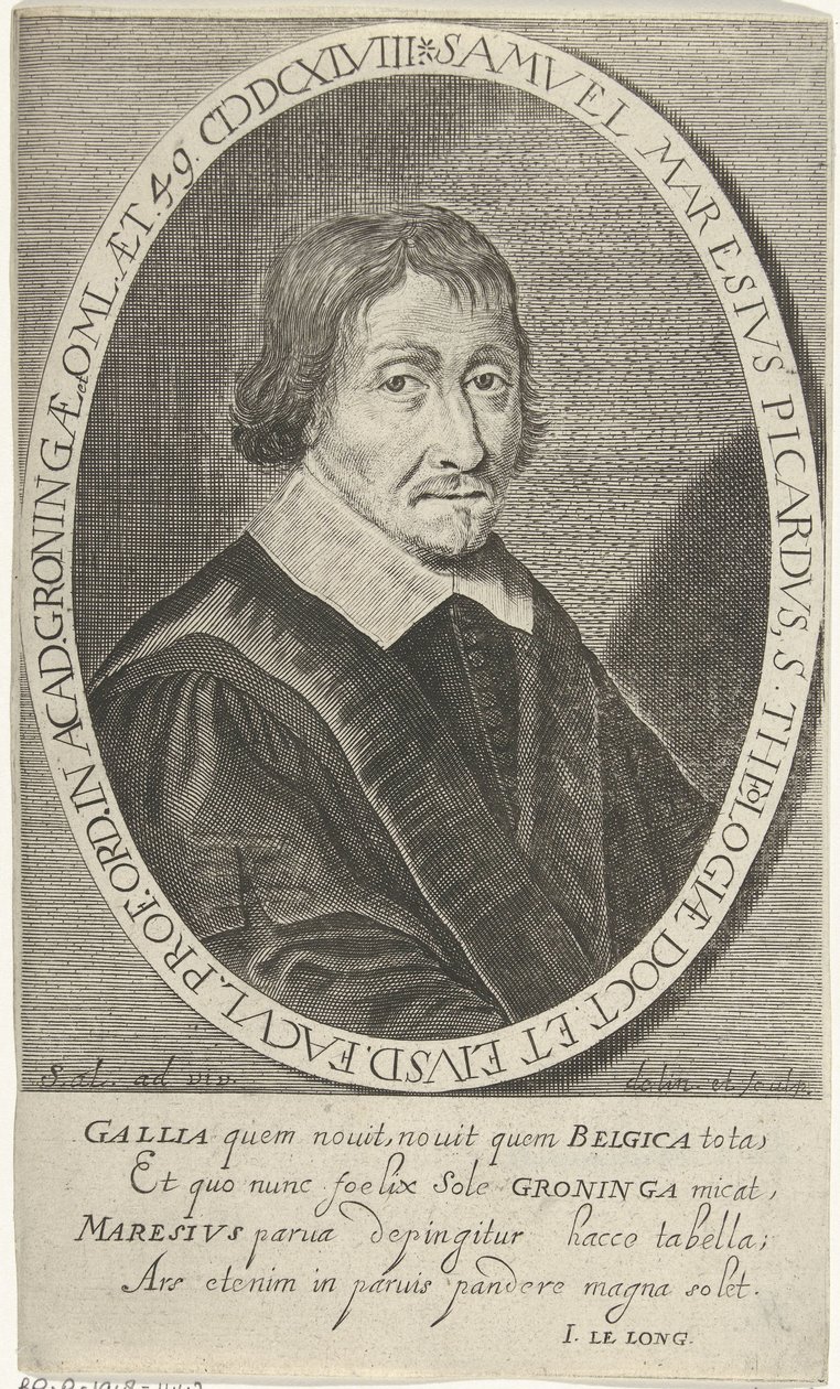 Portret van Samuel Maresius بواسطة ستيفن فان لامسويردي