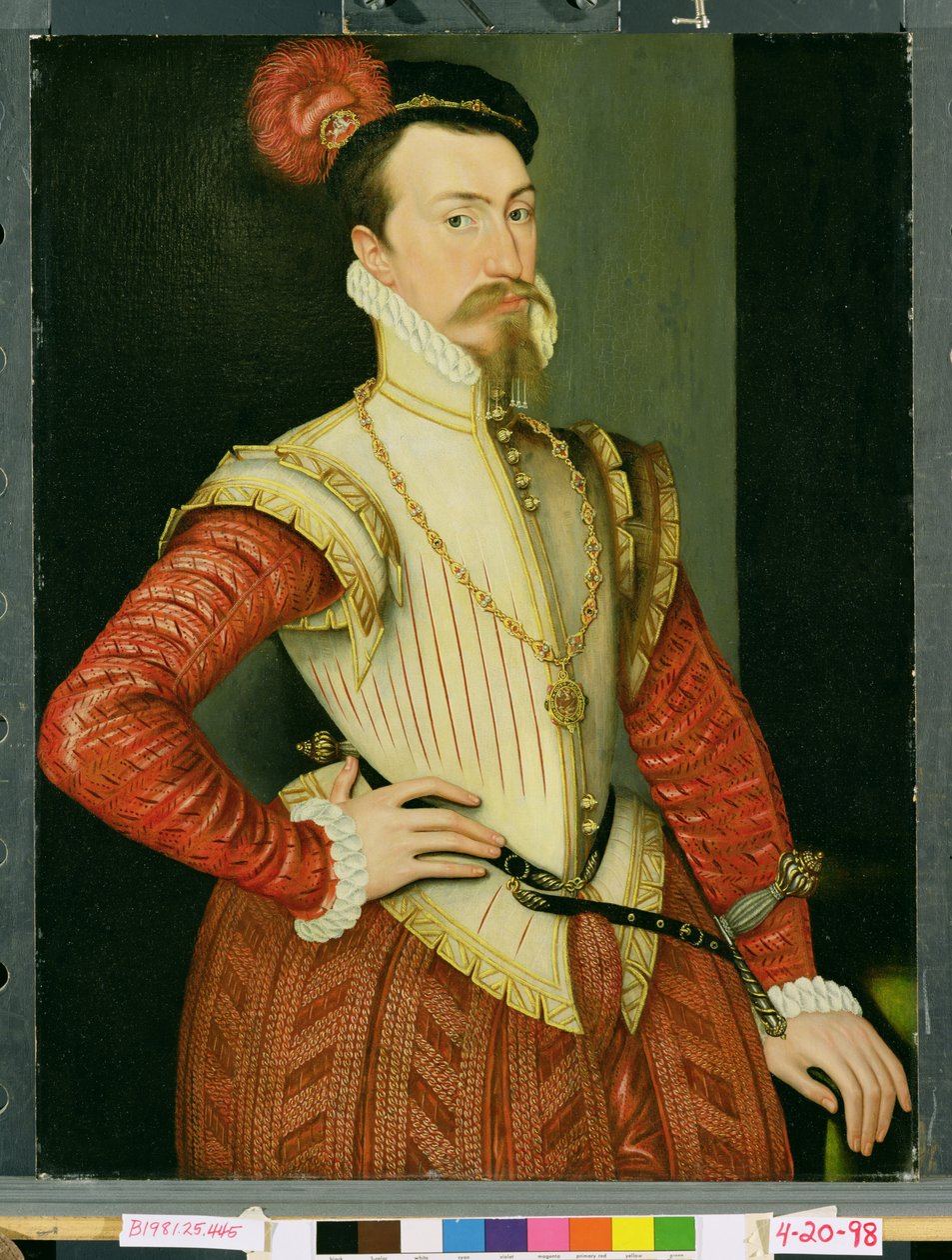 روبرت دادلي (1532-1588) إيرل ليستر الأول ، 1560s بواسطة ستيفن فان دير مولين