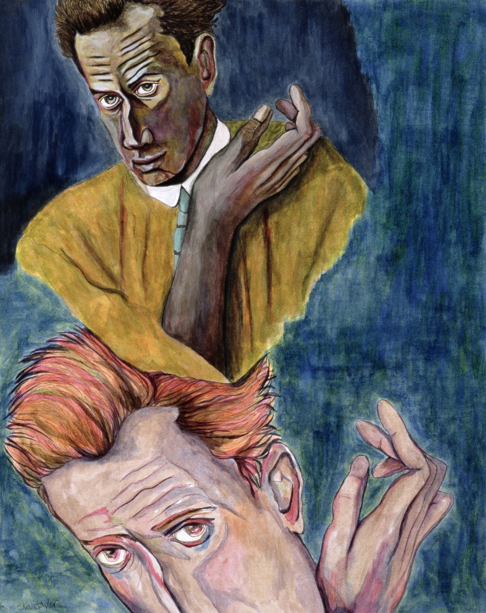 Egon Schiele - Ego-Ideal (حبر على ورق) بواسطة ستيفي تايلور