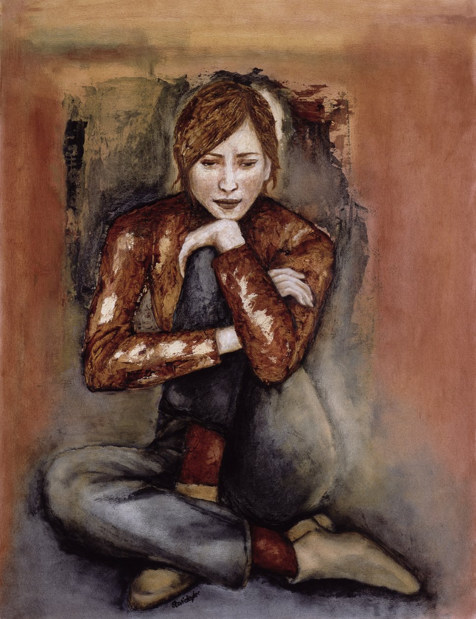 In Her World ، 2005 (قلم وحبر بزيت على ورق) بواسطة ستيفي تايلور